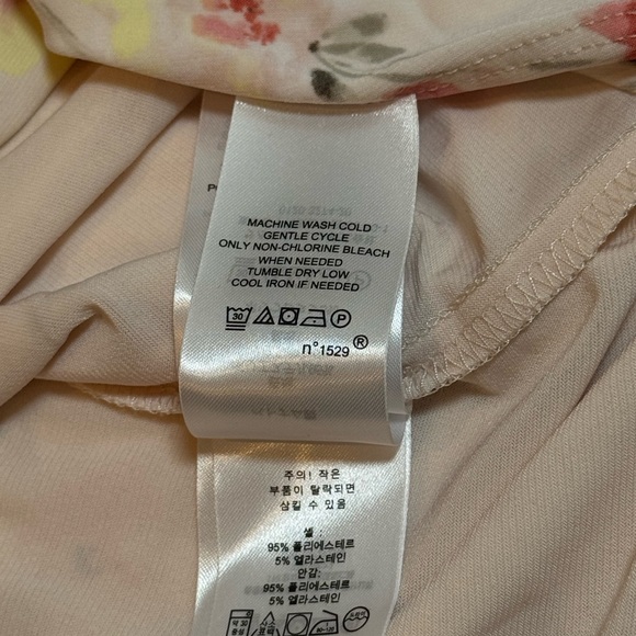 Lauren Ralph Lauren Blush Floral Ruched Sheath Dress Size 6 NWT - Picture 14 of 14